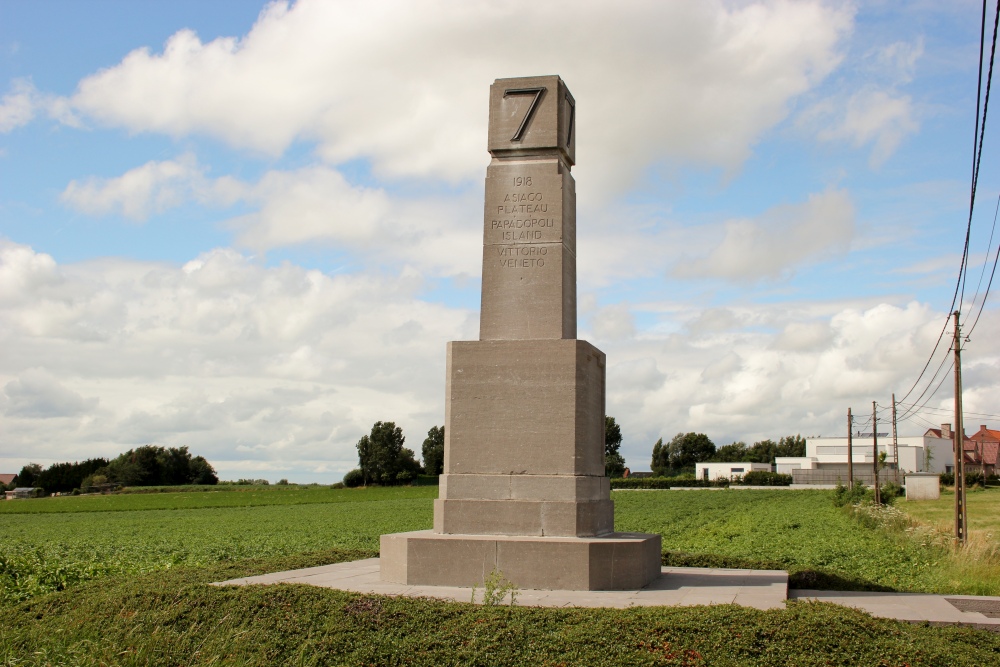 Monument 7th Royal Artillery Division Zonnebeke