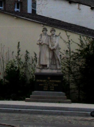 Oorlogsmonument Domart-en-Ponthieu