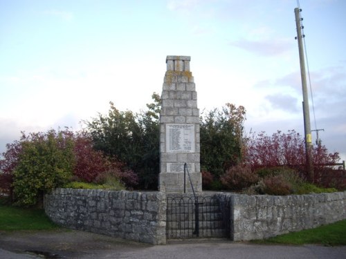 Oorlogsmonument Fettes #1