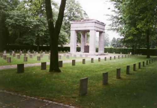 German War Graves Evere Cemetery Brussels City #1