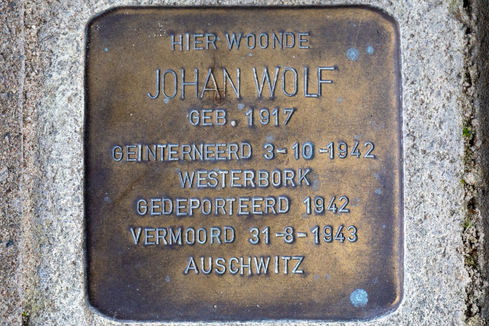 Stolperstein Veenstraat 48 (nu Kortelandstraat 2-112)