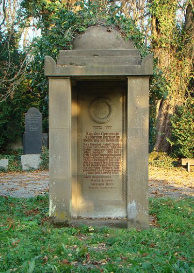 Oorlogsmonument Joodse Begraafplaats Heilbronn #1
