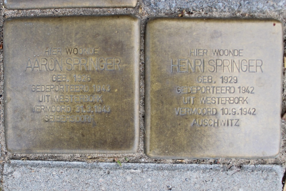 Stolpersteine Gevers Deynootweg 66 #4