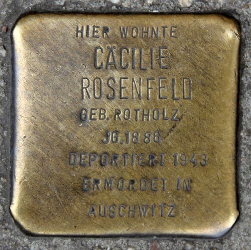 Stolpersteine Samariterstraße 1 #2