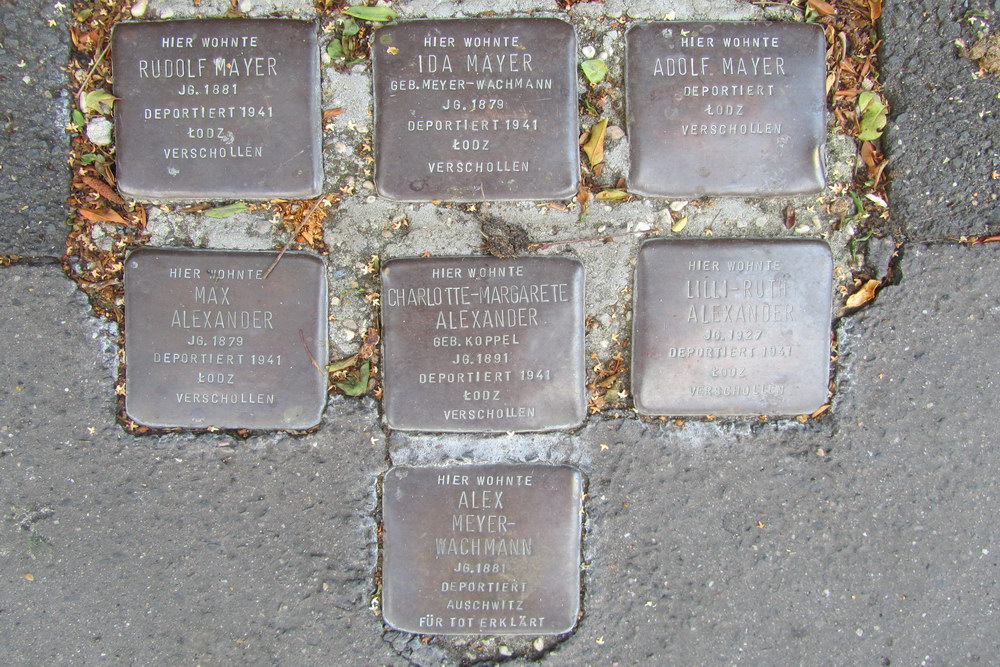 Stumbling Stones Siemensstraße 60