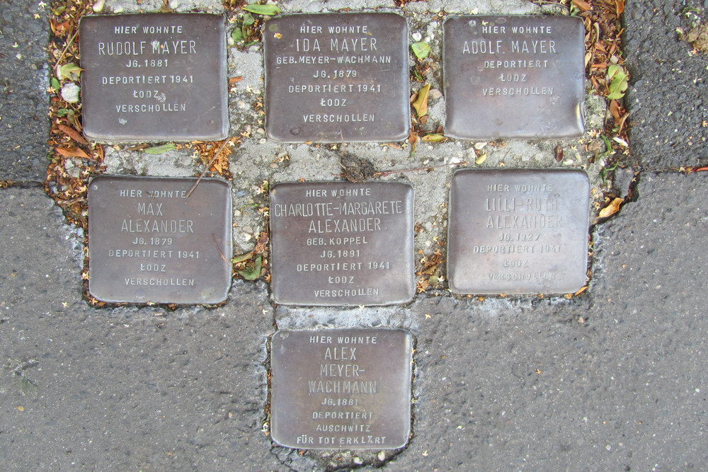 Stolpersteine Siemensstrae 60