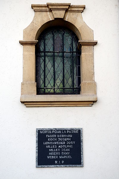 War Memorial Remerschen Church