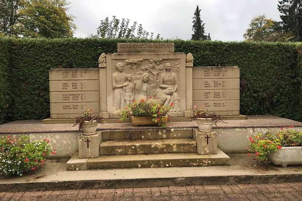 Monument Massamoord Dompierre-sur-Mont