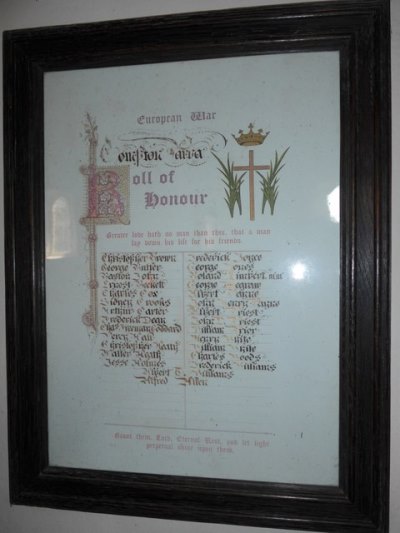 Roll of Honour St. Mary and St. Nicholas Church #1
