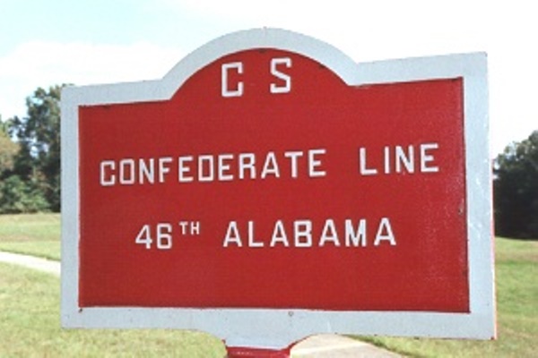 Positie-aanduiding 46th Alabama Infantry (Confederates) #1