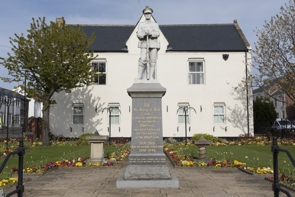 Oorlogsmonument Ferryhill #1