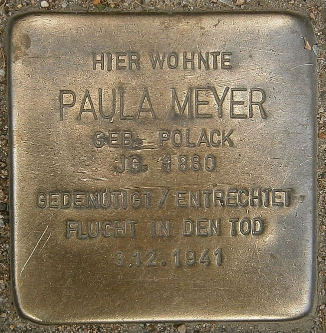 Stolpersteine Isestraße 39 #3
