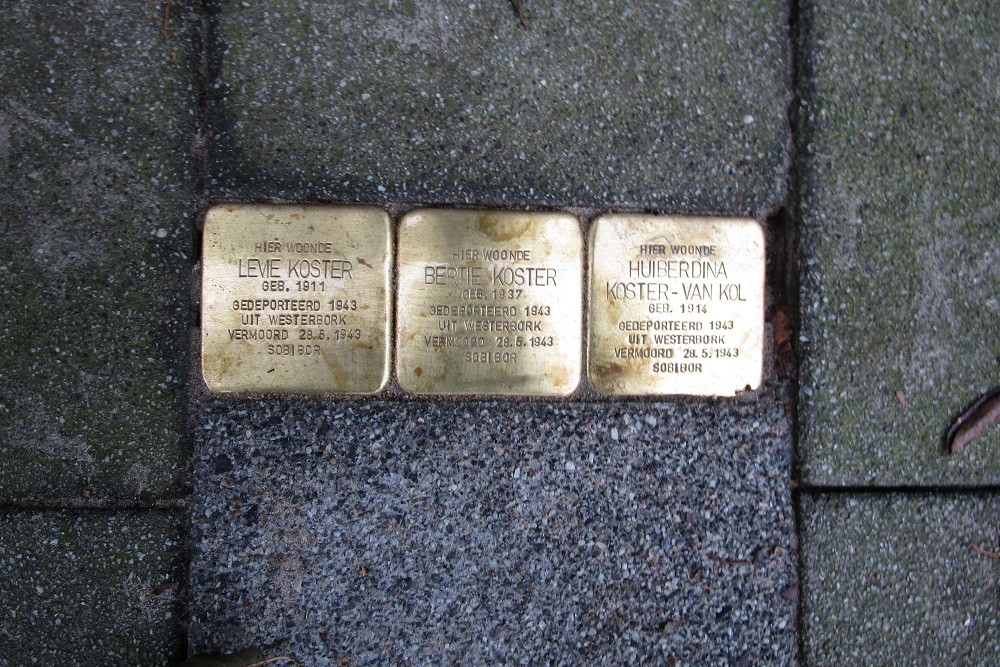 Stolpersteine Prinses Margrietlaan 20B #1