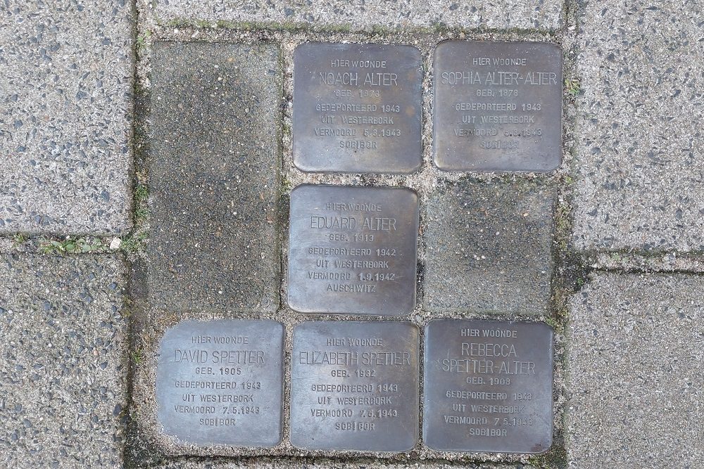 Stolpersteine Burgemeester Meineszlaan 27a