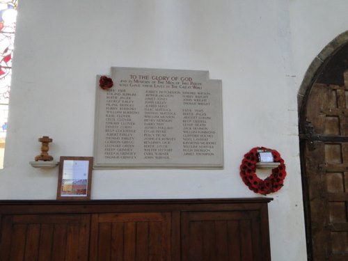 War Memorial Stoke-by-Nayland Church #1