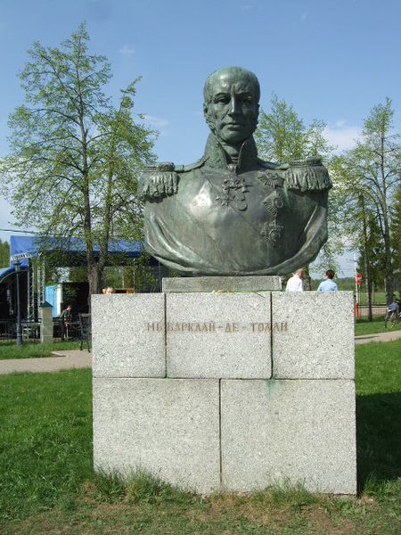 Buste van Prins Mikhail Bogdanovich Barclay van Tolly