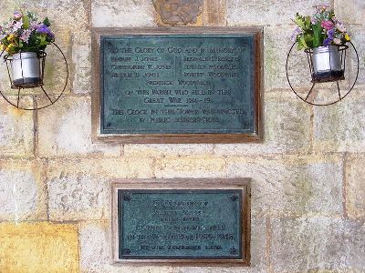 War Memorial Haselor Church #1