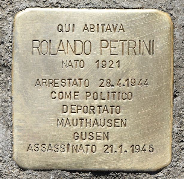 Stolperstein Largo Torrelunga