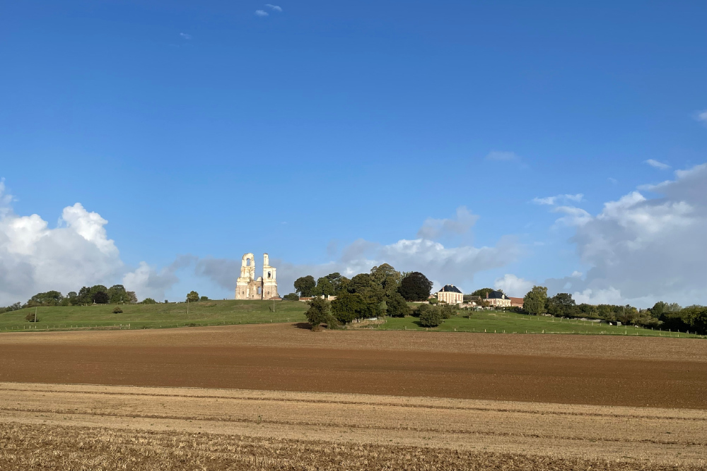 Ruins Abbey Mont-Saint-loi