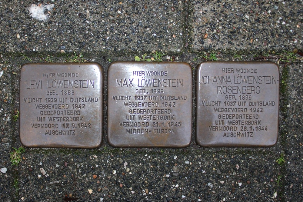 Stolpersteine Jonge Arnoldusstraat 104, #1