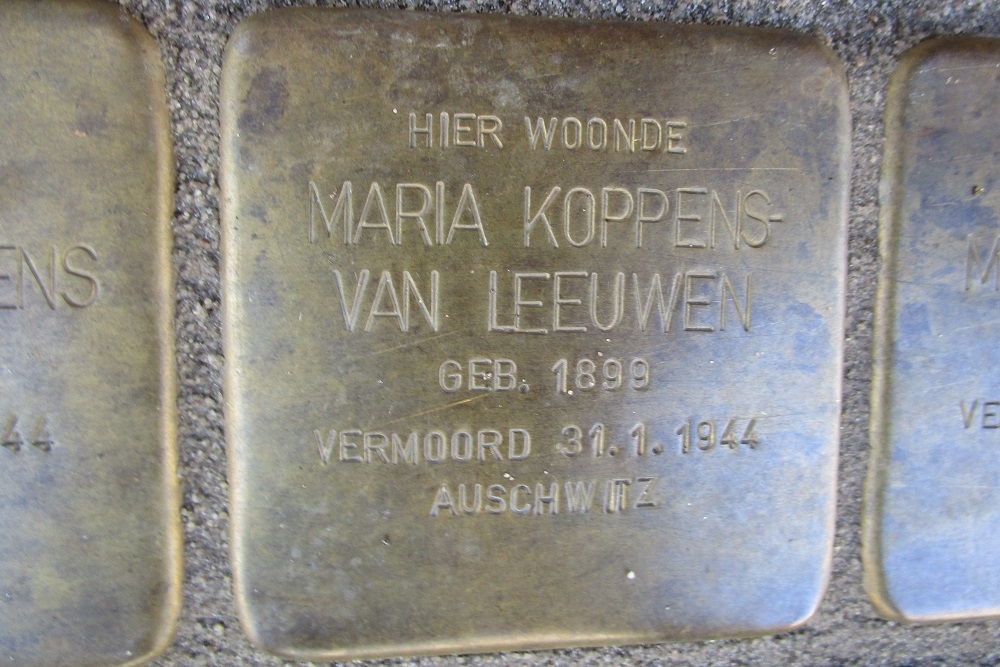 Stolpersteine Luijbenstraat 24 #3