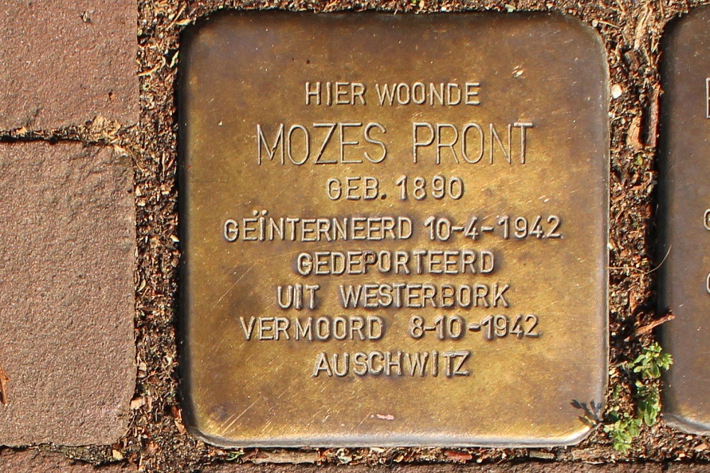 Stolpersteine Nieuwe Uilenburgerstraat 50 #2