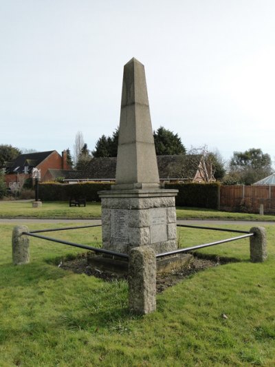 War Memorial Bracon Ash and Hethel