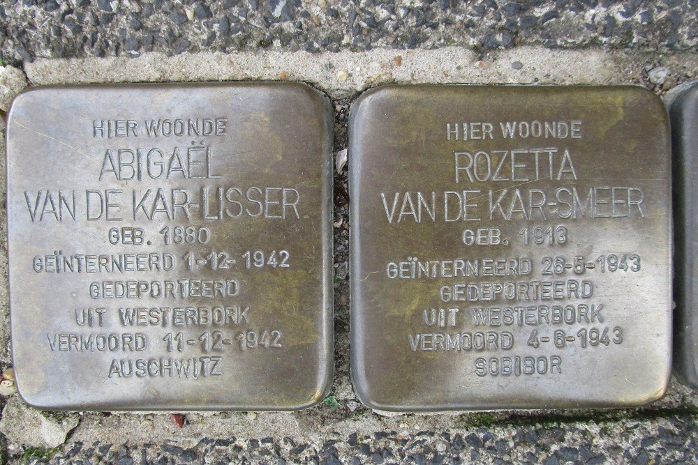 Stolpersteine  Weesperstraat 7 #2