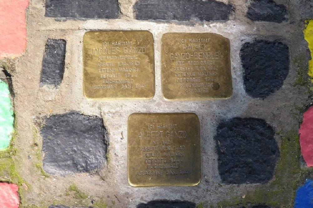 Stolpersteine Rue des Fripiers 8