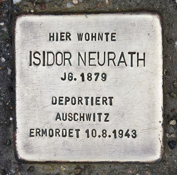 Stolperstein Achsenaugasse 8