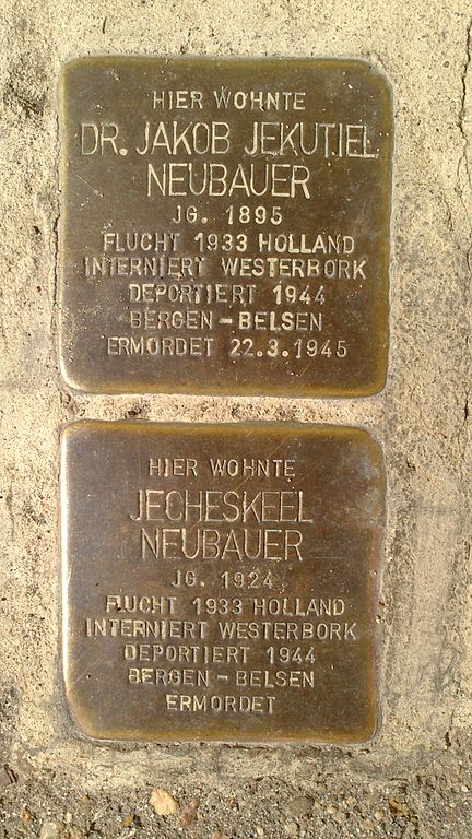 Stolpersteine Ebrachergasse 4 #1