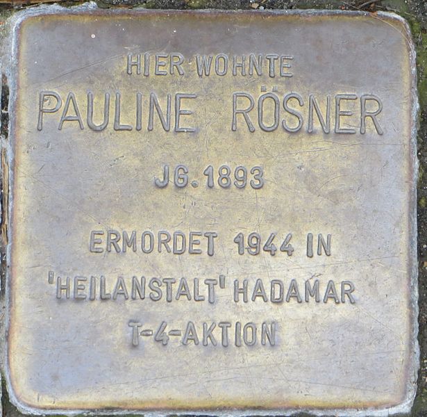 Stolperstein Pforzheimer Strae 1