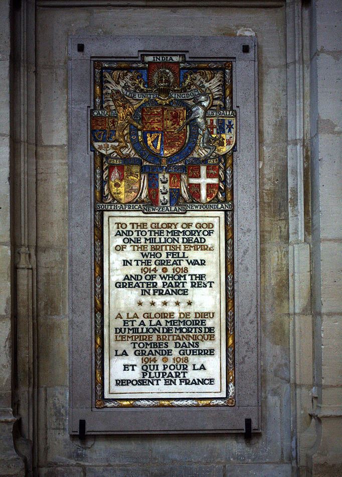 Monument Doden Britse Rijk Senlis #1