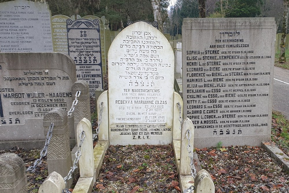 Dutch War Graves Jewish Cemetery Toepad #4