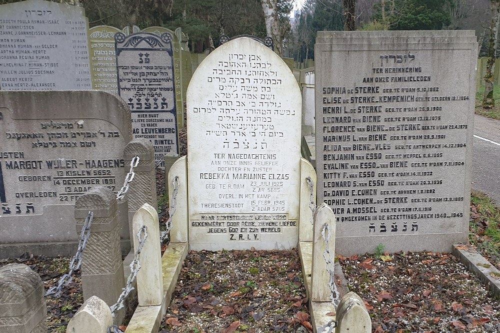 Dutch War Graves Jewish Cemetery Toepad #4