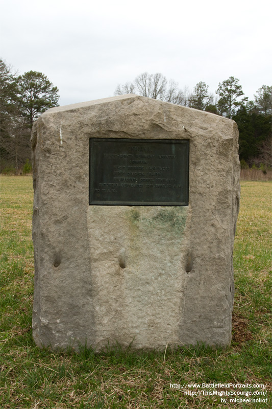 Locatie-aanduiding 38th Indiana Infantry #1