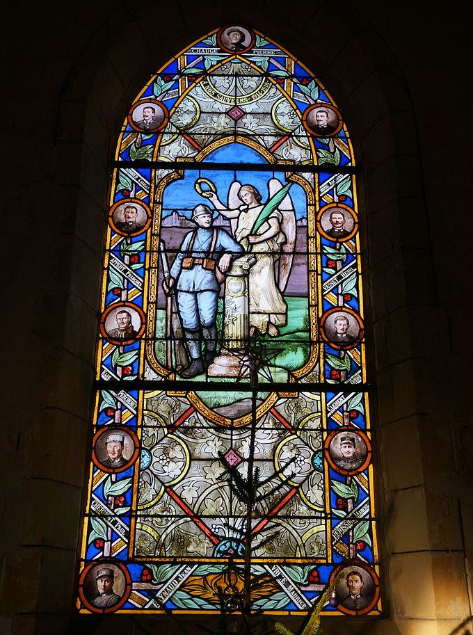 World War I Memorial Window Saint-Remy-sur-Bussy #1