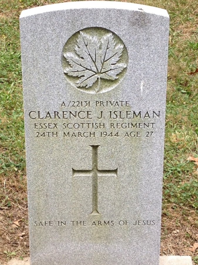 Commonwealth War Grave Toronto Union Cemetery