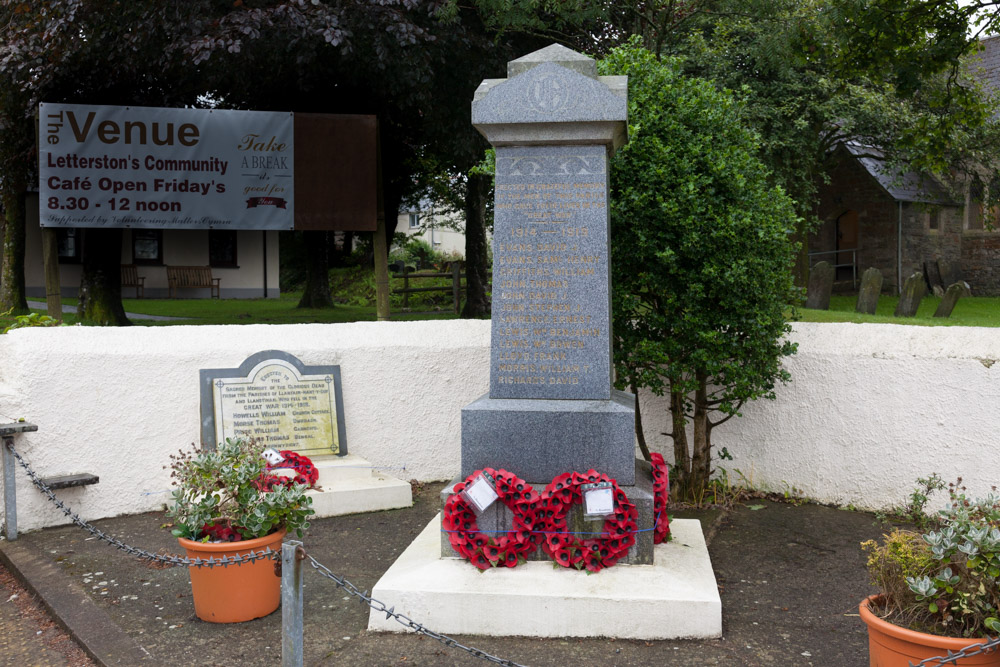 Oorlogsmonument Letterston #1