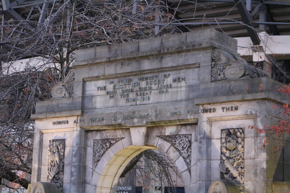 Memorial to 'The Scottish Rugby Men' #2