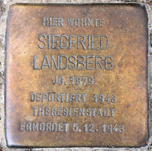 Stumbling Stones Bayerische Straße 9 #2