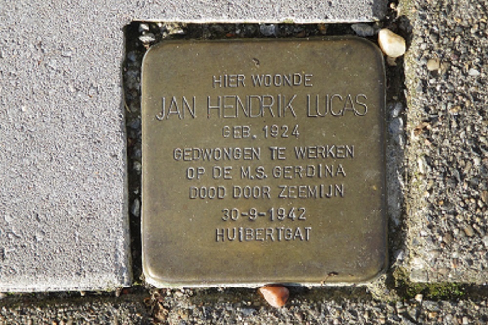 Stolperstein Asingastraat 3 #1