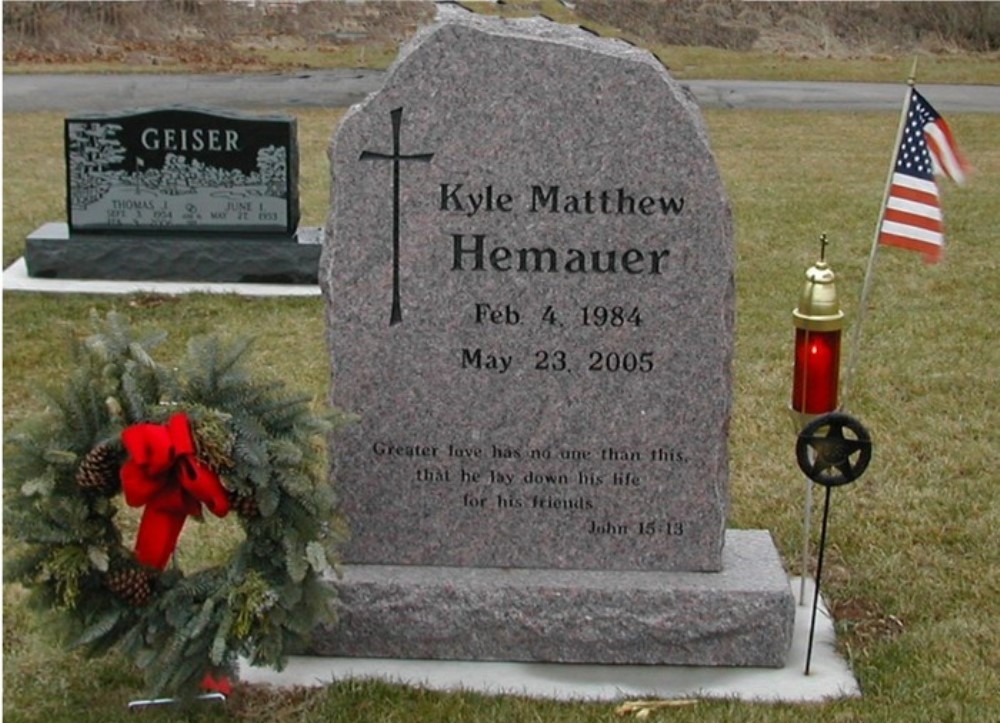 American War Grave Saint Marys Cemetery