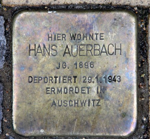 Stolpersteine Treuchtlinger Strae 11 #2