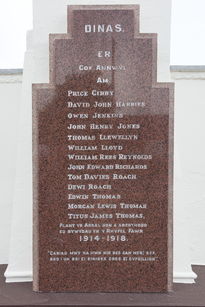 War Memorial Dinas Cross #3