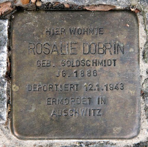 Stolpersteine Koenigsallee 34 #2