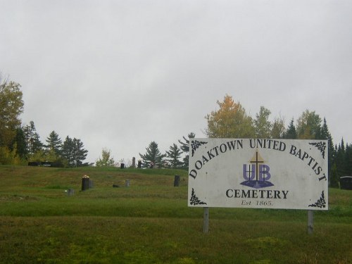 Oorlogsgraf van het Gemenebest Doaktown United Baptist Cemetery #1