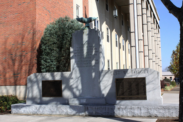 War Memorial Anderson County