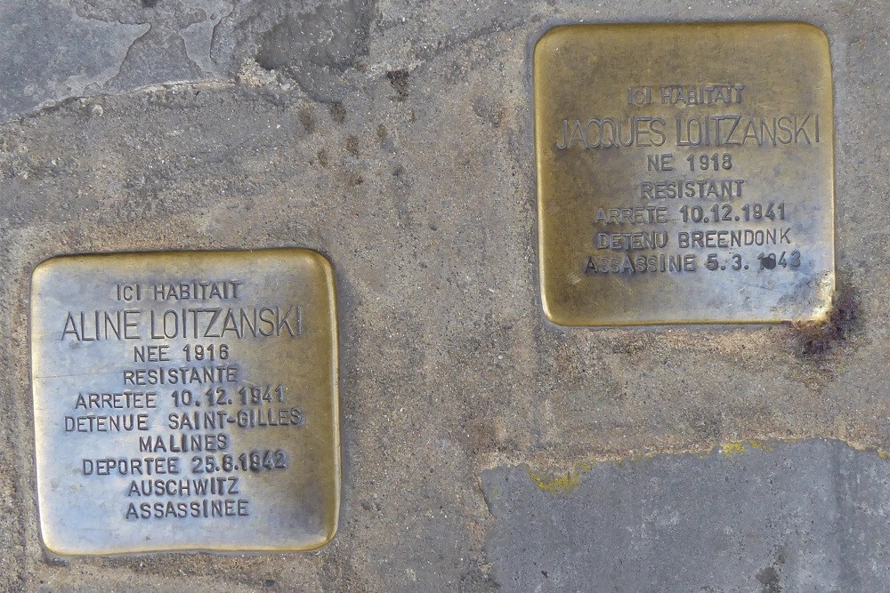 Stolpersteine Lombardstraat 57 #3