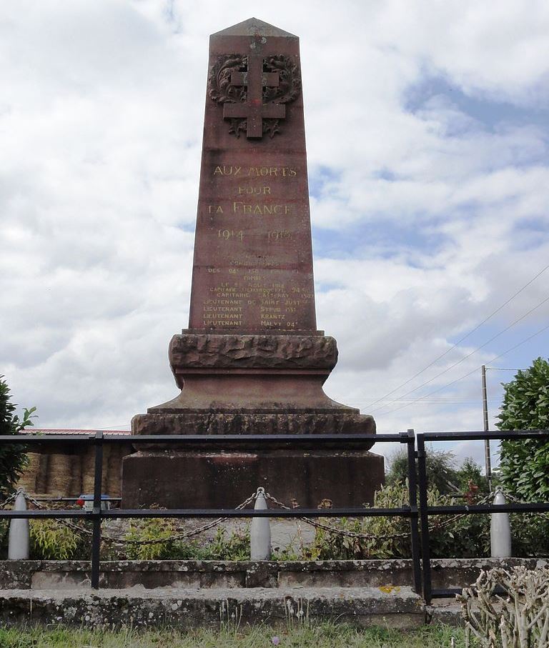 Oorlogsmonument Bazailles #1